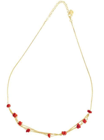 Collier Io & Te  Femme in Argent Corallo CLICCORDO - CLICCORDO